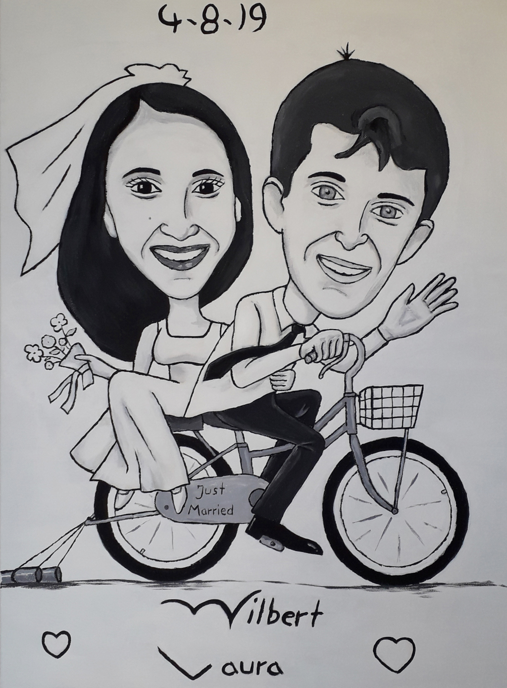 Wedding Caricature by Ilir Sallaku